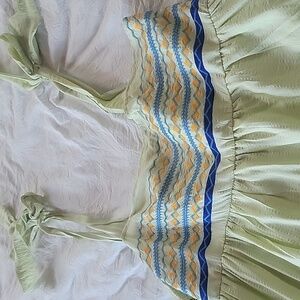 August Sky Light Green Sundress